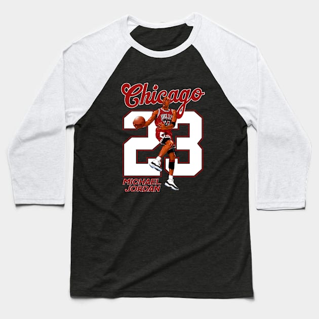 Michael jordan 23 Chicago! Baseball T-Shirt by Orlind